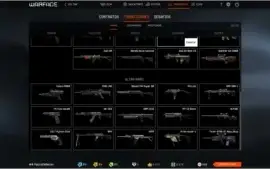 Conta Warface 3 SKINS aurora