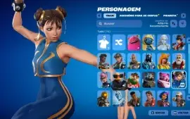 Conta Fortnite | 176 Skins | Chun-Li | Entrega automática!