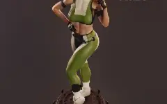 Sonya Blade 3D - Arquivo .Stl Para Impressão 3D