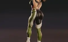 Sonya Blade 3D - Arquivo .Stl Para Impressão 3D