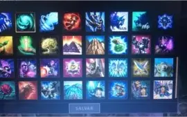 Conta LOL com Riven campeonato 2012+ 125 skins.