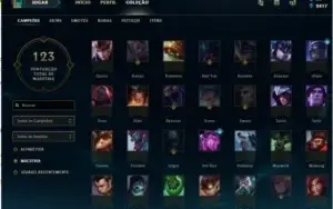 Conta LOL com Riven campeonato 2012+ 125 skins.