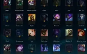 Conta LOL com Riven campeonato 2012+ 125 skins.
