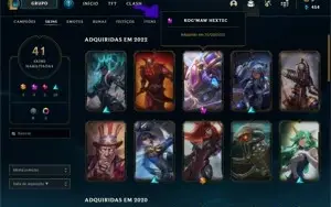 CONTA PLATINA com riven prestígio e miss vingadora