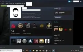 conta steam lv 78, 123 jogos comprados, prime no cs go,