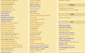 Conta AQW - ANTIGA - Adventure Quest Worlds - MAGNEST