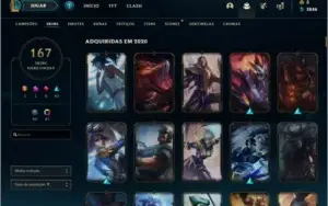 Conta de league of legends