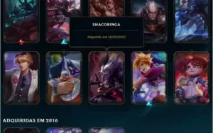 Conta League of Legends com MAIS DE 90 SKINS