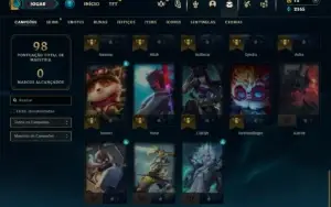 Prata 2 com 45 Champs e 18 Skins ( MAIN SUP )