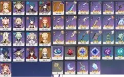 (Raiden Shogun Baal + Arma Dela) + Yoimiya + Mona