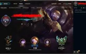Conta LOL Platina 1 - 77 champs