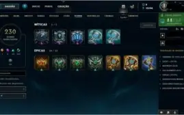 Conta League of legendes desde a season 1