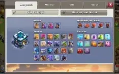 Clash of clans CV 13 barato pra vender logo.