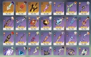 Conta Genshin Impact 16 char 5* e 4 armas 5*