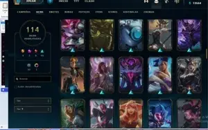 Conta LEAGUE OF LEGENDS Unranked 114 skins