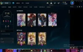 Conta LEAGUE OF LEGENDS Unranked 114 skins