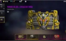 Conta de Free fire, nível 68 com muitas skins.