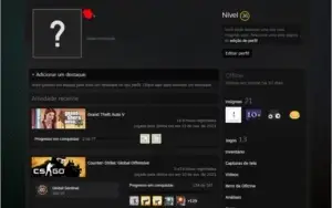 VENDO CONTA STEAM LEVEL 19 GAMERSCLUB