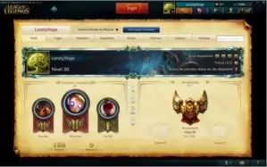 CONTA LOL OURO IV, BORDA PLATINA (S3 E S4)