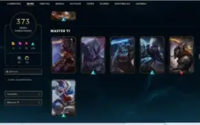 Conta do lol cheio de skin