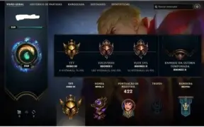 Conta do lol cheio de skin