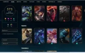 Conta do lol cheio de skin
