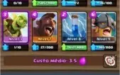 Conta Clash Royale LVL 9/ ARENA 8/ 3 LENDARIAS
