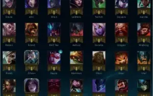 Conta LoL NV96, Ouro 2, 66 skins, Todos os Personagens.