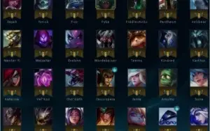 Conta LoL NV96, Ouro 2, 66 skins, Todos os Personagens.