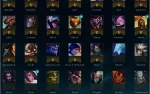 Conta LoL NV96, Ouro 2, 66 skins, Todos os Personagens.