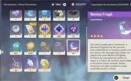 Shogun + arma + Yelan + 9861 primogems