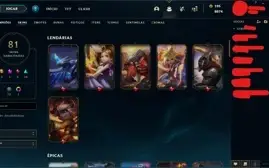 Conta League Of Legends ( 122 Campeões, 81 Skins ) Lv257