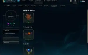 CONTA PRATA 4,  17 SKINS,  45 CHAMPS!