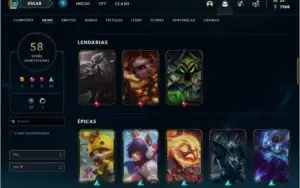 Conta LoL e Valorant bem usadas