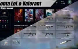 Conta LoL e Valorant bem usadas