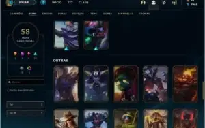 Conta LoL e Valorant bem usadas
