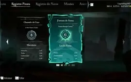 Conta de Sea of Thieves - Pirata Lendário