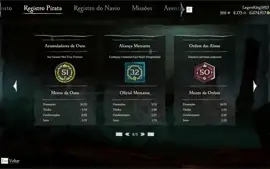 Conta de Sea of Thieves - Pirata Lendário