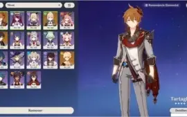 Genshin Impact - Childe, Zhongli, Jean, Rosaria, Yanfei