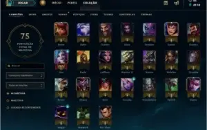 Conta League of Legends - Flex Gold V - Unrank Solo