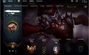 Conta League of Legends - Flex Gold V - Unrank Solo