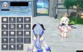AR 36 Ganyu + Ayaka C1 com Falcão