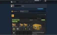 CS:GO PRIME | 2 MEDALHAS | PRATA DE ELITE | LV 12 STEAM