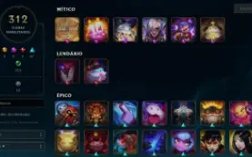 Conta League Of Legends Nvl 430 - Todos champs - 196 Skins