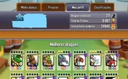 Conta Dragon City nível 56, 6 ilhas, 3 heróicos, 24 lendario