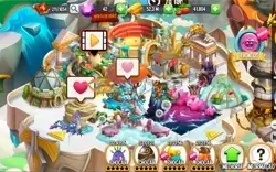Conta Dragon City nível 56, 6 ilhas, 3 heróicos, 24 lendario