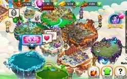 Conta Dragon City nível 56, 6 ilhas, 3 heróicos, 24 lendario