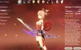 AR33 - Yoimiya + Agitação Trovejante + Mona