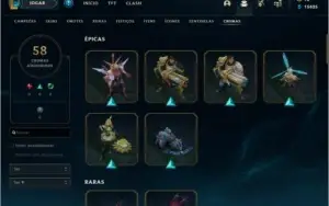 Conta Diamante/185 skins