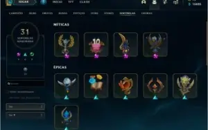 Conta Diamante/185 skins